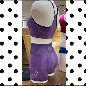 VS Pink seamless shortie purple NWT